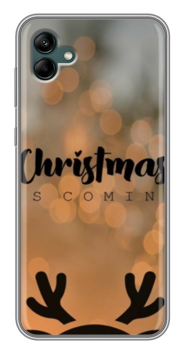 Чехол с принтом "Новогодняя заставка" для Samsung Galaxy A04