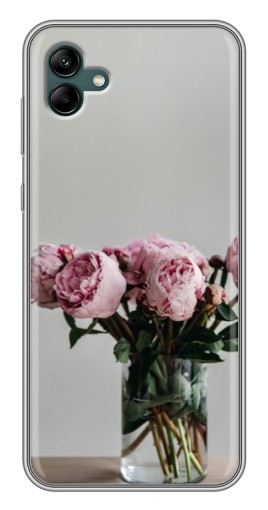 Чехол с принтом "Пионы в вазе" для Samsung Galaxy A04