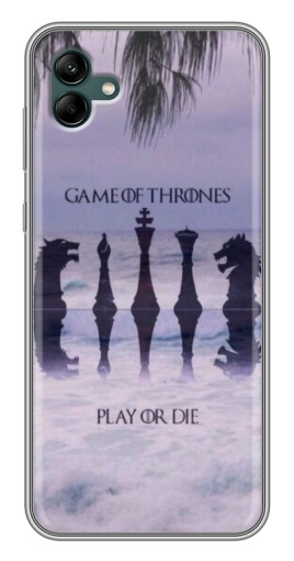 Чехол с принтом "Play or Die" для Samsung Galaxy A04