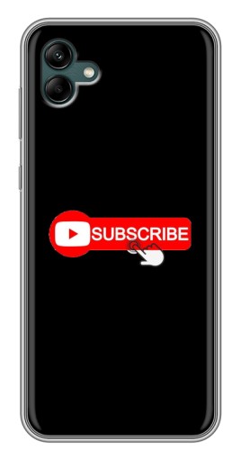 Чехол с принтом "Подпишись" для Samsung Galaxy A04