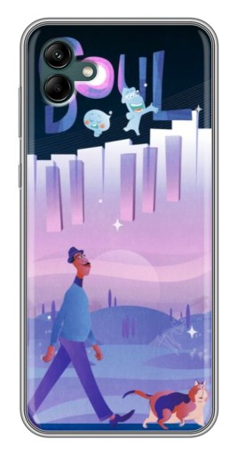 Чехол с картинкой "Постер к мультику" для Samsung Galaxy A04