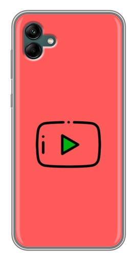 Чехол с принтом "Рисованная кнопка" для Samsung Galaxy A04
