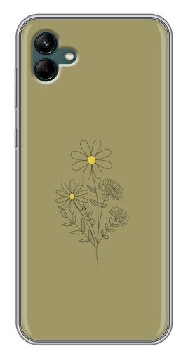 Чехол с принтом "Рисунок ромашка" для Samsung Galaxy A04