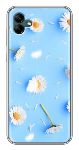 Чехол с печатью "Ромашковый фон" для Samsung Galaxy A04