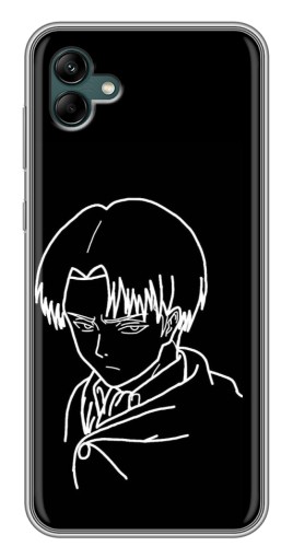 Чехол с картинкой "Силуэт Леви" для Samsung Galaxy A04
