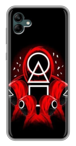 Чехол с принтом "Солдаты с игры кальмара" для Samsung Galaxy A04