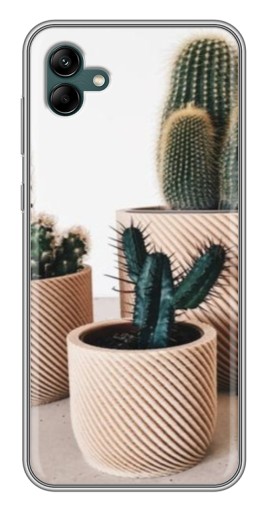 Чехол с печатью "стильные кактусы" для Samsung Galaxy A04