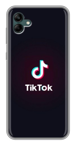 Чехол с печатью "TikTok темный" для Samsung Galaxy A04