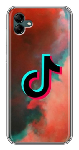Чехол с принтом "ТикТок в тучах" для Samsung Galaxy A04