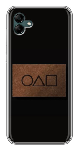 Чехол с картинкой "Визитка игра в кальмара" для Samsung Galaxy A04