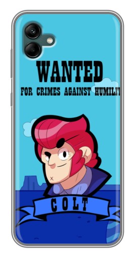 Силиконовый чехол с изображением "WANTED COLT" для Samsung Galaxy A04