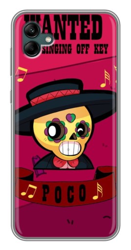 Чехол с картинкой "WANTED POCO" для Samsung Galaxy A04