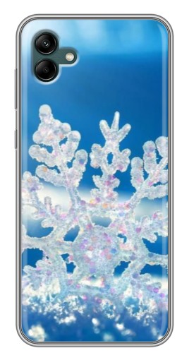 Чехол с картинкой "Яркая снежинка" для Samsung Galaxy A04