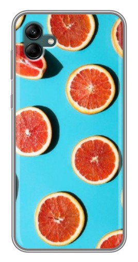 Чехол с печатью "Яркие грейпфруты" для Samsung Galaxy A04