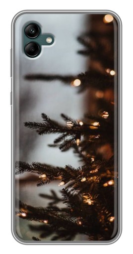 Силиконовый чехол с изображением "Елка с гирляндой" для Samsung Galaxy A04