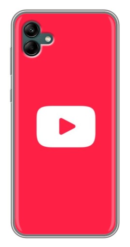 Чехол с принтом "YouTube Кнопка" для Samsung Galaxy A04