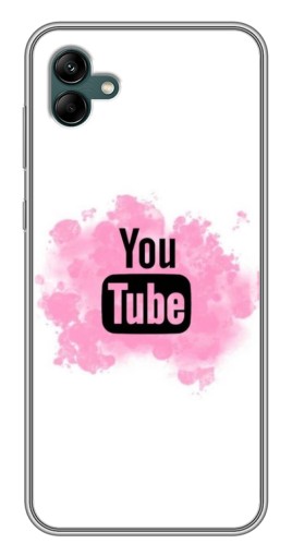Чехол с принтом "Ютуб в дыму" для Samsung Galaxy A04
