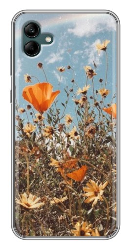 Чехол с принтом "Желтые цветы" для Samsung Galaxy A04