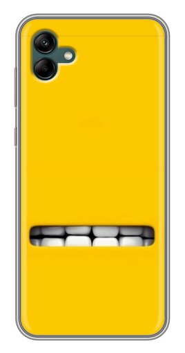 Чехол с картинкой "Зубы миньона" для Samsung Galaxy A04