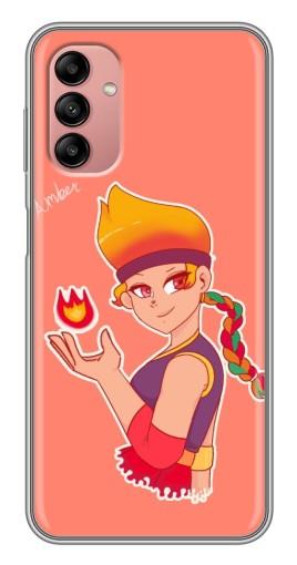 Чехол с картинкой "Amber с огоньком" для Samsung Galaxy A04s
