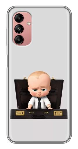 Силиконовый чехол с изображением "Босс с чемоданом" для Samsung Galaxy A04s
