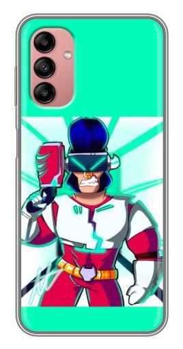 Чехол с принтом "Булл в очках" для Samsung Galaxy A04s