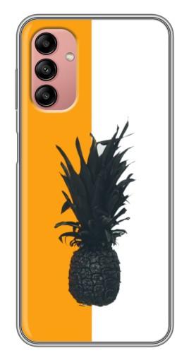 Силиконовый чехол с изображением "Черный Ананас" для Samsung Galaxy A04s