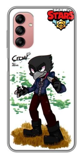 Силиконовый чехол с изображением "Crow" для Samsung Galaxy A04s