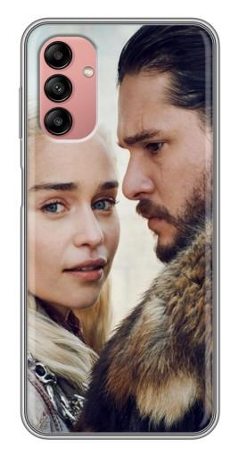 Силиконовый чехол с изображением "Дейнерис и Сноу" для Samsung Galaxy A04s