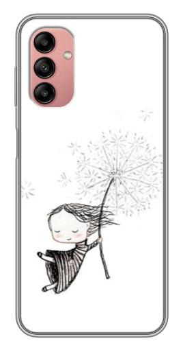 Силиконовый чехол с изображением "Девочка с одуванчиком" для Samsung Galaxy A04s