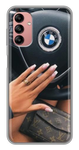 Чехол с принтом "Девушка в БМВ" для Samsung Galaxy A04s