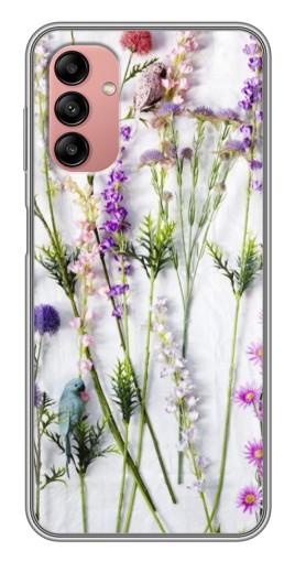 Чехол с картинкой "Фон полевых цветов" для Samsung Galaxy A04s