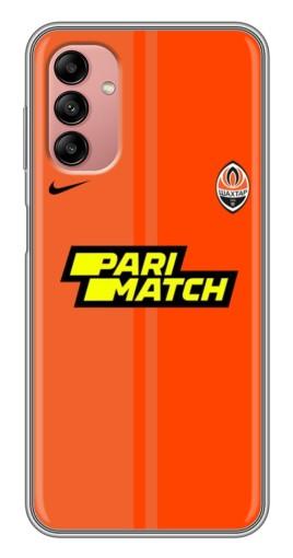 Силиконовый чехол с изображением "Форма ФК Шахтер" для Samsung Galaxy A04s