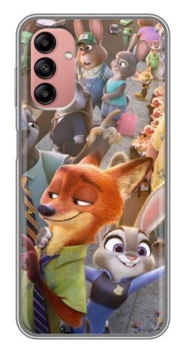 Чехол с печатью "Герои Зверополис" для Samsung Galaxy A04s