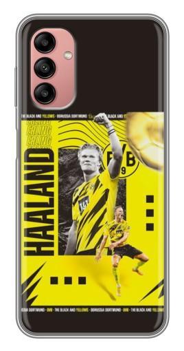 Чехол с картинкой "Golden Haaland" для Samsung Galaxy A04s