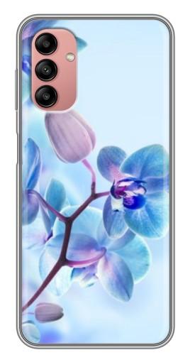 Чехол с принтом "Голубые орхидеи" для Samsung Galaxy A04s