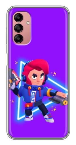Силиконовый чехол с изображением "Кольт в наушниках" для Samsung Galaxy A04s
