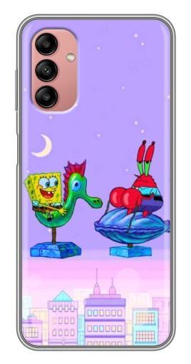 Чехол с принтом "Крабс и Спанч Боб" для Samsung Galaxy A04s