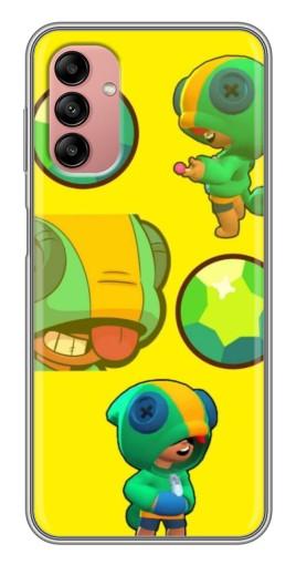 Силиконовый чехол с изображением "Кристалл и Леон" для Samsung Galaxy A04s