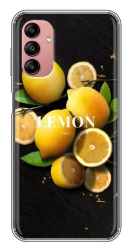 Чехол с принтом "Лимон на черном" для Samsung Galaxy A04s