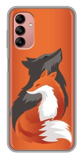 Силиконовый чехол с изображением "Лиса ART" для Samsung Galaxy A04s
