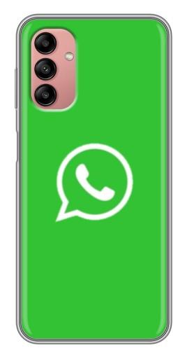 Чехол с картинкой "Лого Вацап" для Samsung Galaxy A04s