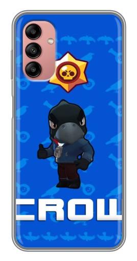 Силиконовый чехол с изображением "Медаль Crow" для Samsung Galaxy A04s