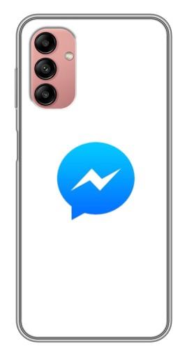 Чехол с картинкой "messenger logo" для Samsung Galaxy A04s
