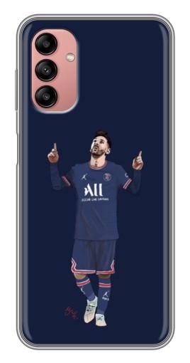 Чехол с картинкой "Месси в ПСЖ" для Samsung Galaxy A04s