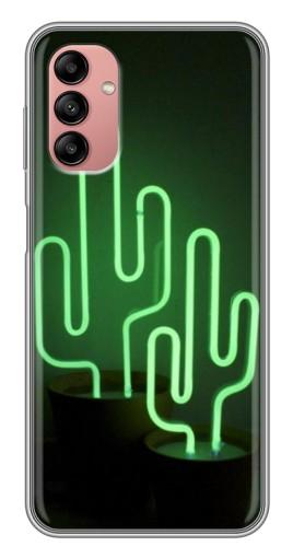 Чехол с принтом "Неоновый кактус" для Samsung Galaxy A04s