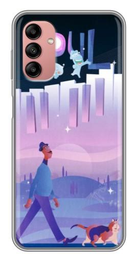 Чехол с картинкой "Постер к мультику" для Samsung Galaxy A04s