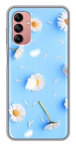 Чехол с печатью "Ромашковый фон" для Samsung Galaxy A04s