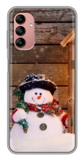 Чехол с принтом "Рождественский снеговик" для Samsung Galaxy A04s