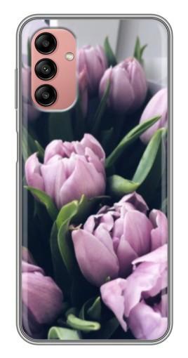 Чехол с картинкой "Сиреневые тюльпаны" для Samsung Galaxy A04s